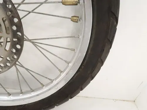 Suzuki DRZ400S - Stock Front Wheel w/ Supermoto Street Tire - 2000 DRZ 400 OEM
