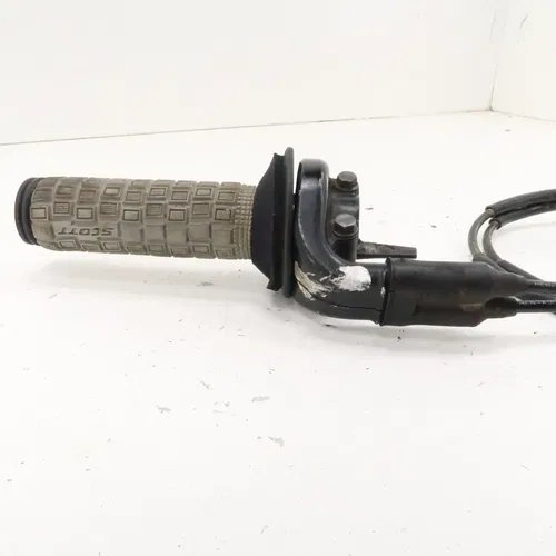 Honda CRF450R - Stock Throttle Tube w/ Cables Set - 2009 CRF450 OEM