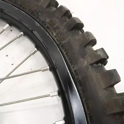 Suzuki RMX450Z - Stock Front Wheel Hub Tire BENT RIM - 2017 RMX 450 OEM