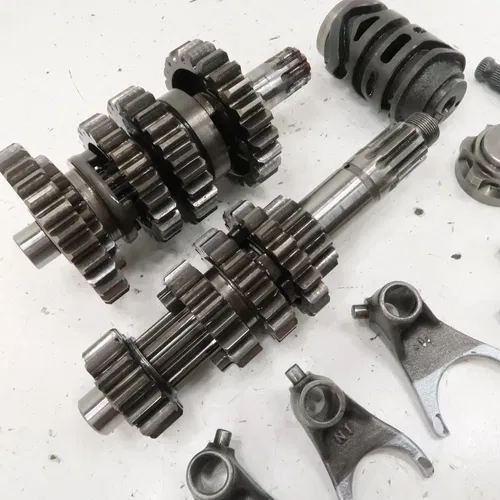 Suzuki RMZ250 - Stock Transmission Gears Shift Drum Forks - 2004 RM-Z 250 OEM