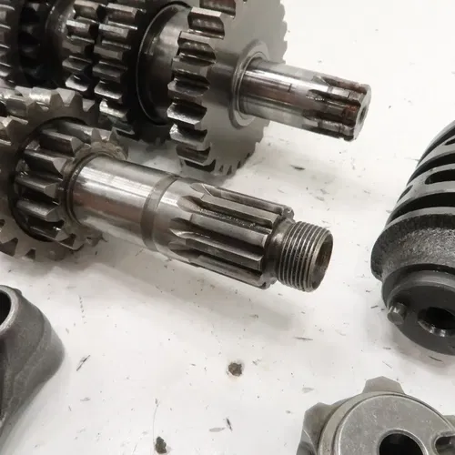 Suzuki RMZ250 - Stock Transmission Gears Shift Drum Forks - 2004 RM-Z 250 OEM