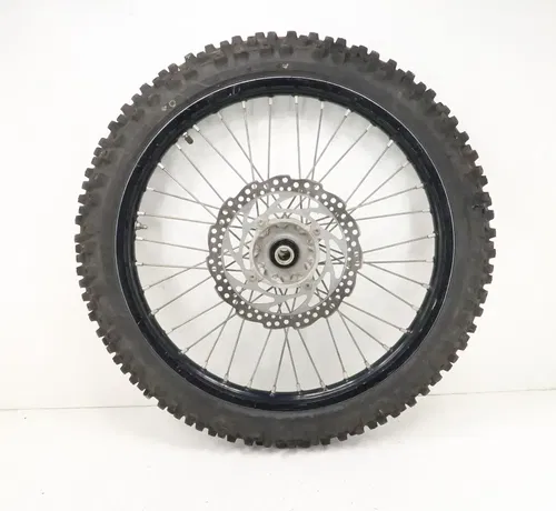 Kawasaki KX450F - Stock Front Wheel Excel Rim Tire Rotor Hub - 2014 KX 450 OEM
