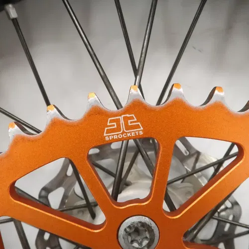 KTM 250SX-F - Stock Rear Wheel Hub Sprocket Rotor Spacers Rim - 2018 250 SXF OEM