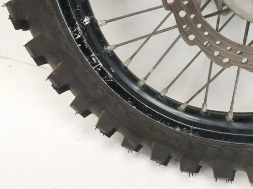 Kawasaki KX450F - Stock Rear Wheel w/ Cracked Rim - 2014 KX 450 OEM