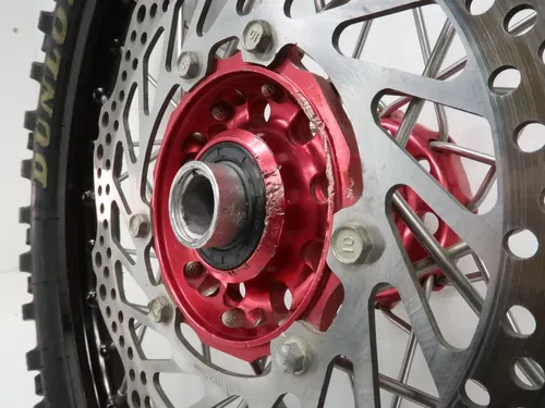 Honda CRF450R - DNA Racing 21x1.60 Front Wheel Red Hub Brake Disc - 2012 CRF450