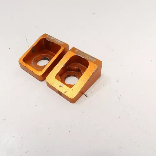 KTM 65SX - NIHILO Billet Orange Rear Axle Chain Blocks Set - 2010 65 SX