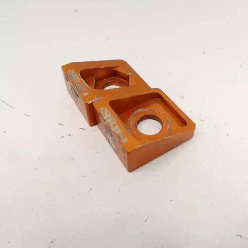 KTM 65SX - NIHILO Billet Orange Rear Axle Chain Blocks Set - 2010 65 SX