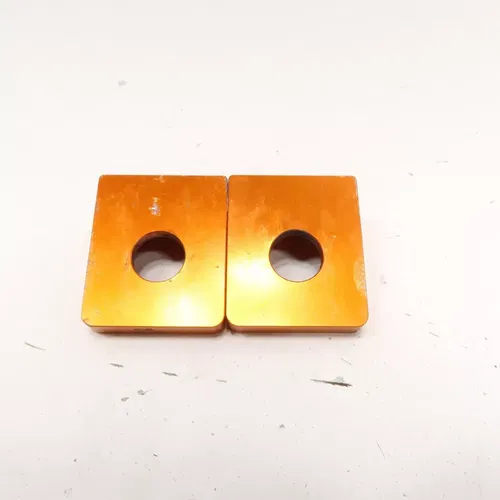 KTM 65SX - NIHILO Billet Orange Rear Axle Chain Blocks Set - 2010 65 SX