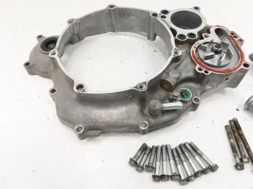 Yamaha YZ250F - Stock Inner Clutch Side Cover w/ Water Pump - 2006 YZ 250F OEM