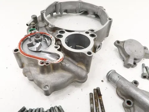Yamaha YZ250F - Stock Inner Clutch Side Cover w/ Water Pump - 2006 YZ 250F OEM
