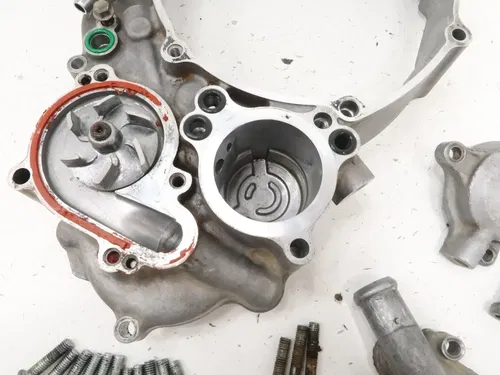 Yamaha YZ250F - Stock Inner Clutch Side Cover w/ Water Pump - 2006 YZ 250F OEM