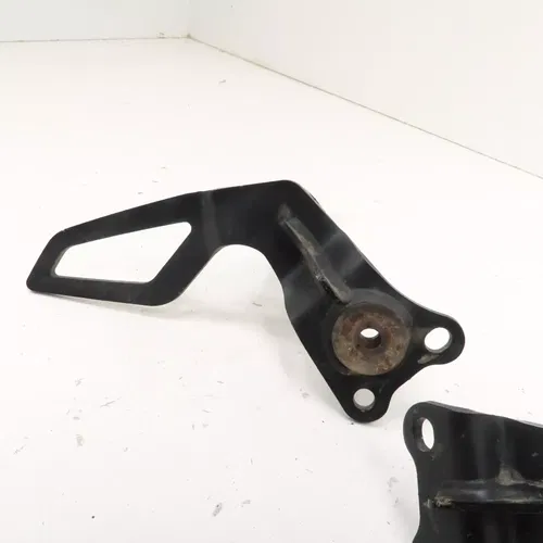Suzuki DRZ400S - Stock Passenger Foot Peg Set w/ Brackets - 2006 DRZ 400 OEM
