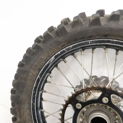 KTM 300XC - Stock 18" Rear Wheel Hub Rim Tire - NO BEARINGS - 2008 300 XC OEM