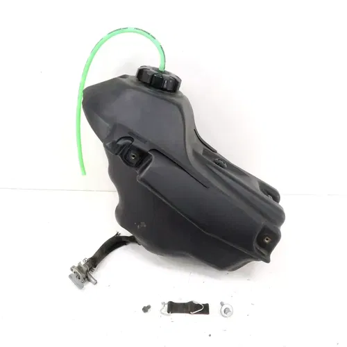 Kawasaki KLX450R - Stock Gas Fuel Tank w/ Cap and Strap - 2009 KLX 450 OEM