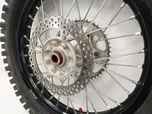 Honda CRF450R - Stock Rear Wheel Rotor Sprocket Black KKE Rim - 2009 CRF450 OEM