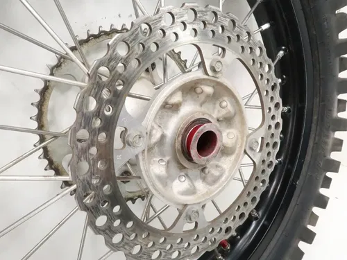 Honda CRF450R - Stock Rear Wheel Rotor Sprocket Black KKE Rim - 2009 CRF450 OEM
