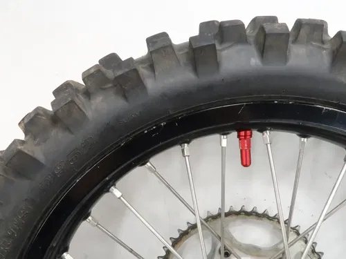 Honda CRF450R - Stock Rear Wheel Rotor Sprocket Black KKE Rim - 2009 CRF450 OEM