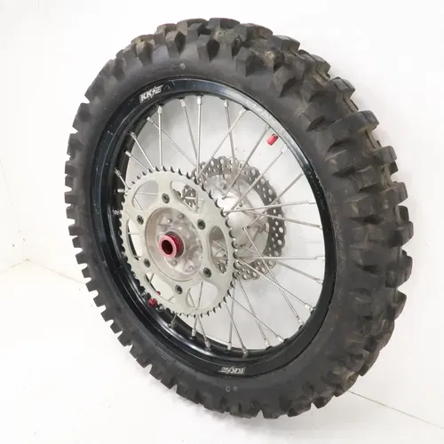 Honda CRF450R - Stock Rear Wheel Rotor Sprocket Black KKE Rim - 2009 CRF450 OEM