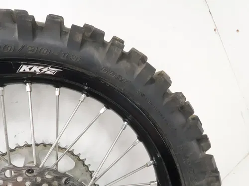 Honda CRF450R - Stock Rear Wheel Rotor Sprocket Black KKE Rim - 2009 CRF450 OEM