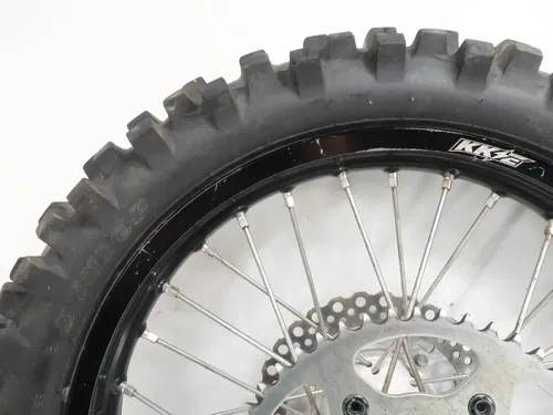 Honda CRF450R - Stock Rear Wheel Rotor Sprocket Black KKE Rim - 2009 CRF450 OEM