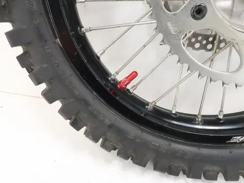 Honda CRF450R - Stock Rear Wheel Rotor Sprocket Black KKE Rim - 2009 CRF450 OEM