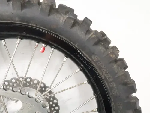 Honda CRF450R - Stock Rear Wheel Rotor Sprocket Black KKE Rim - 2009 CRF450 OEM