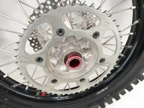 Honda CRF450R - Stock Rear Wheel Rotor Sprocket Black KKE Rim - 2009 CRF450 OEM