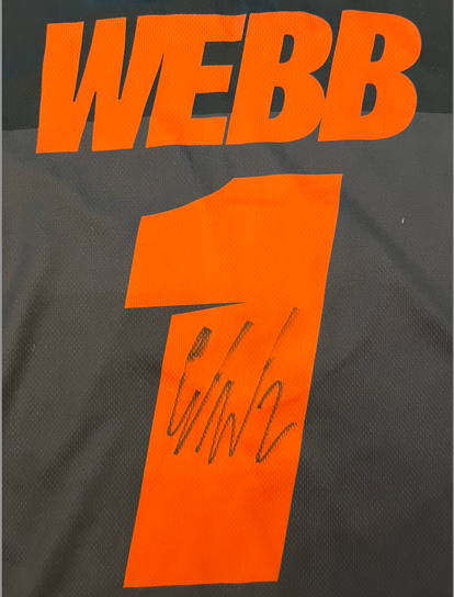 Cooper Webb #1 Race Worn Signed Thor MX Jersey