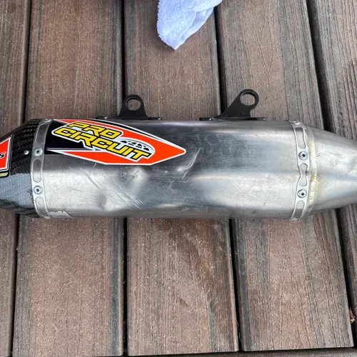 ktm, husqvarna, gas gas full pro circuit ti 6 exhaust 