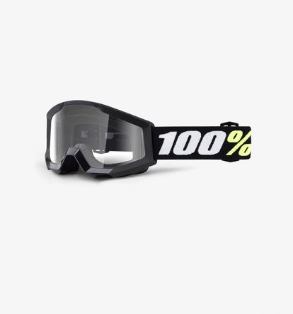 100% Strata Mini Goggles black/clear