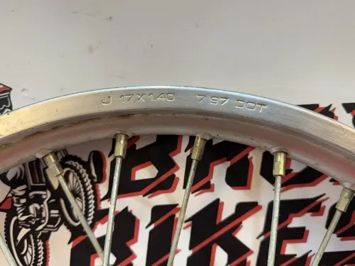 1998 Honda CR80R CR80 CR 80 80R D.I.D Front Wheel OEM 17” Rim