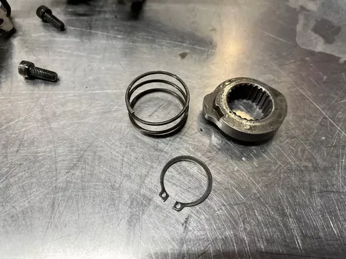 Kick Start Starter Shaft Gear 1984 Honda XR350R XR350 spindle