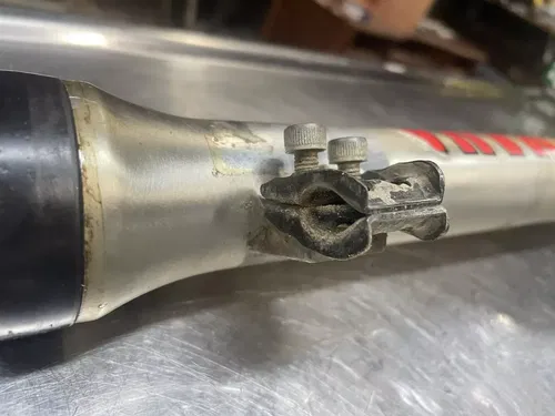 1986 Yamaha YZ80 ftont Brake Hose Clamp