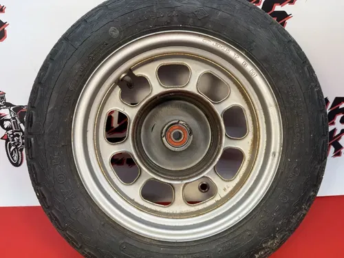 2005 Honda CH80 Elite 80 CH 85-07 Front Wheel Rim Tire Original OEM Silver