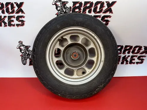 2005 Honda CH80 Elite 80 CH 85-07 Front Wheel Rim Tire Original OEM Silver