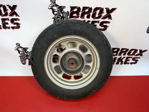 2005 Honda CH80 Elite 80 CH 85-07 Front Wheel Rim Tire Original OEM Silver