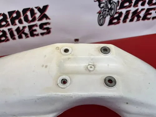 1987 Yamaha YZ125 YZ 125 Front Fender Original White OEM