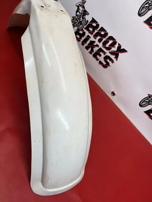 1987 Yamaha YZ125 YZ 125 Front Fender Original White OEM