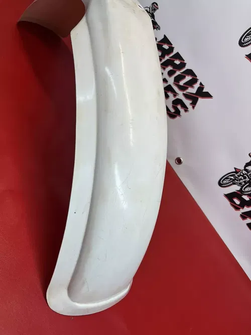 1987 Yamaha YZ125 YZ 125 Front Fender Original White OEM