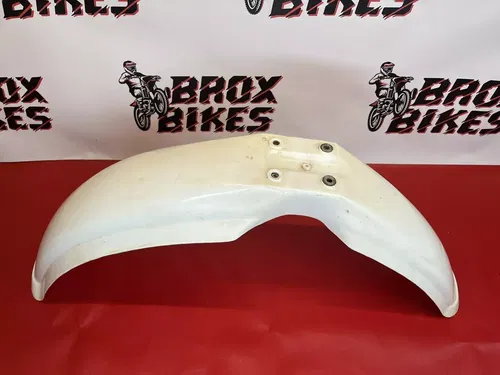 1987 Yamaha YZ125 YZ 125 Front Fender Original White OEM