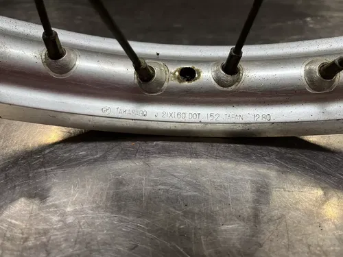 1981 Suzuki RM125 RM 125 Takasago Front Wheel Rim