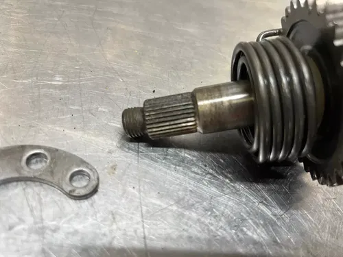1990 Kawasaki KDX200 Kick Start Starter Shaft And Gear KDX 200 Kickstarter