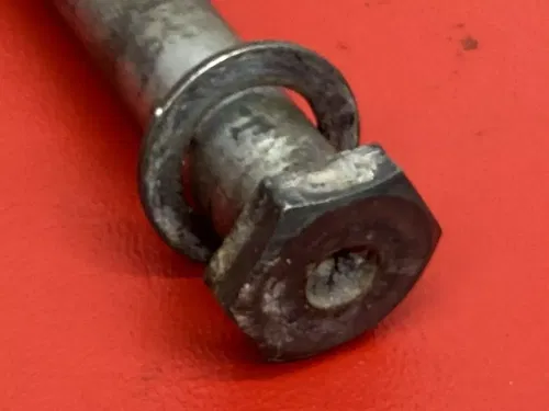 1986 Yamaha XT350 XT 350 Front Wheel Axle and Nut