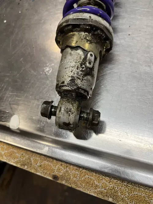 1999 Kawasaki KX60 KX 60 Rear Shock Flange Bolt Lower