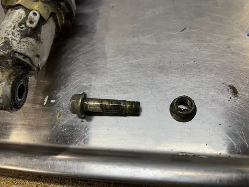 1999 Kawasaki KX60 KX 60 Rear Shock Flange Bolt Lower