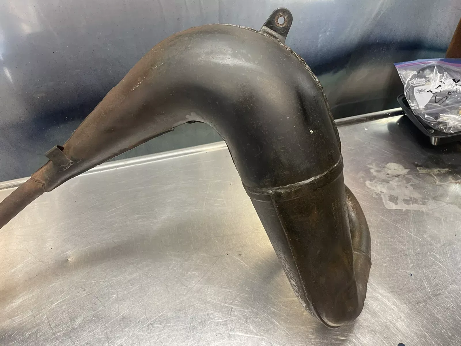 1983 1984 1985 Kawasaki KDX200 Exhaust Pipe