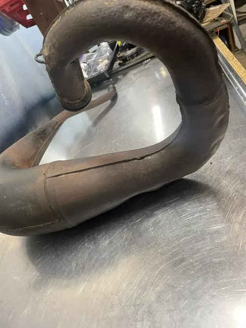 1983 1984 1985 Kawasaki KDX200 Exhaust Pipe