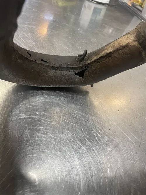 1983 1984 1985 Kawasaki KDX200 Exhaust Pipe