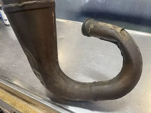 1983 1984 1985 Kawasaki KDX200 Exhaust Pipe