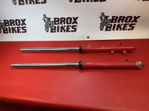 1990 Yamaha YZ80 YZ 80 Front Forks KYB OEM Red